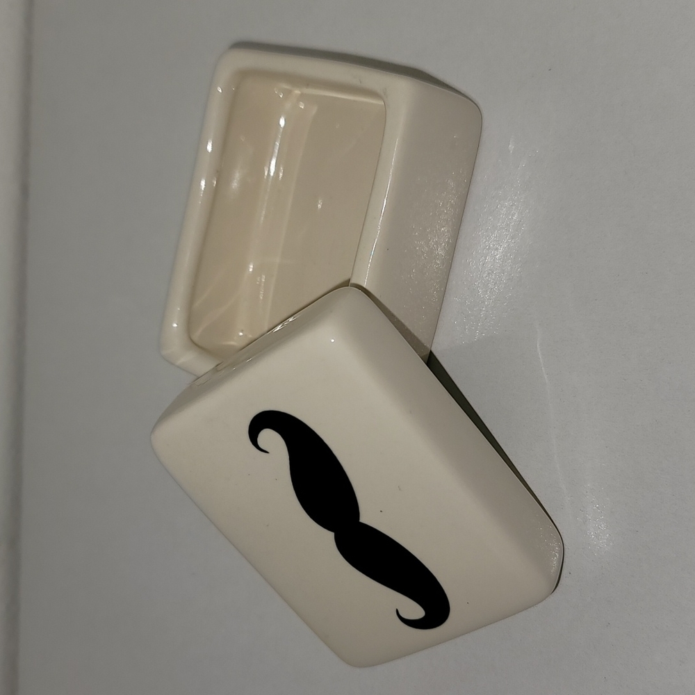 Mustache Trinket Box